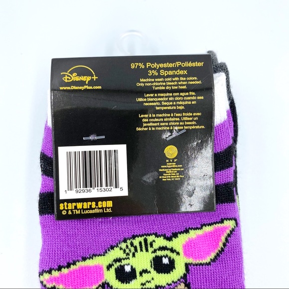 Disney Star Wars The Mandalorian Baby Yoda Socks - Picture 4 of 5
